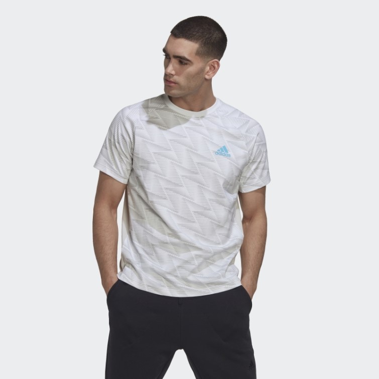 Conçu Pour Gameday Voyage T-shirt Blanc Adidas