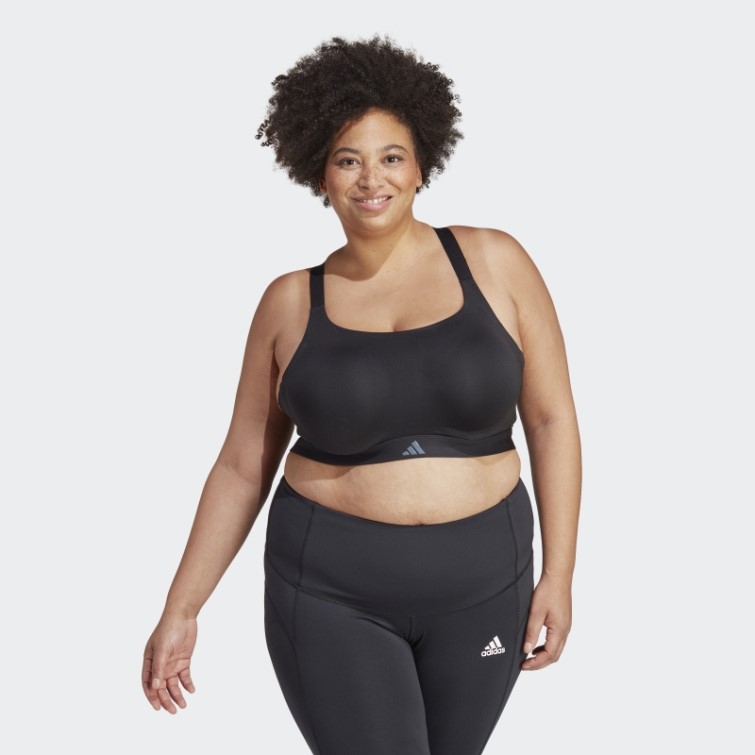 Soutien-gorge D'entraînement à Maintien élevé Impact Luxe Sur Mesure (taille Plus) Adidas Noir