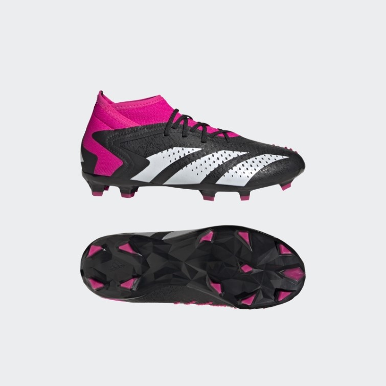 Adidas Predator Precision.1 Chaussures De Sol Ferme Rose Mode