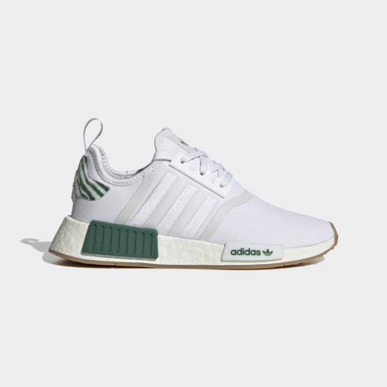 Blanc/vert Foncé
