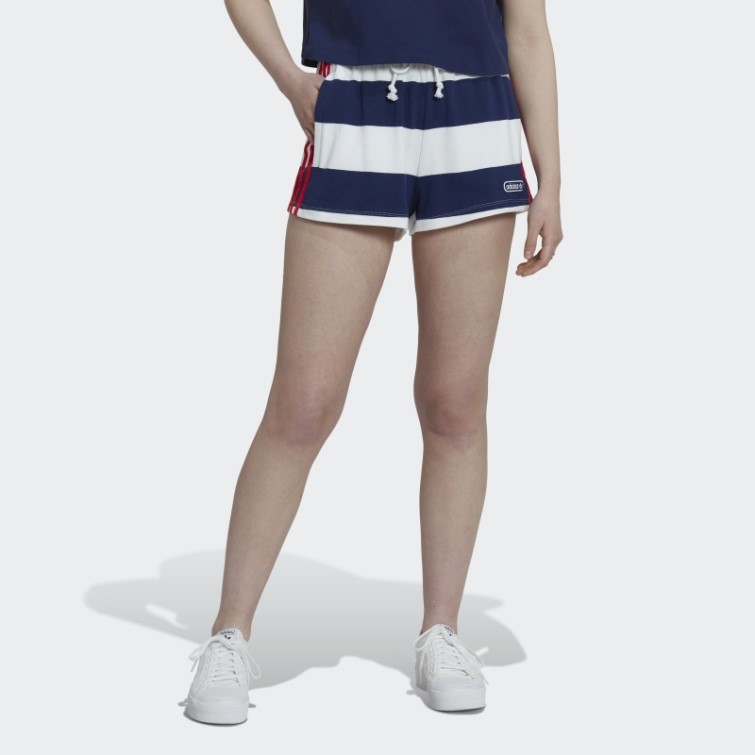 Short Rayé Taille Mi-haute Night Sky Adidas