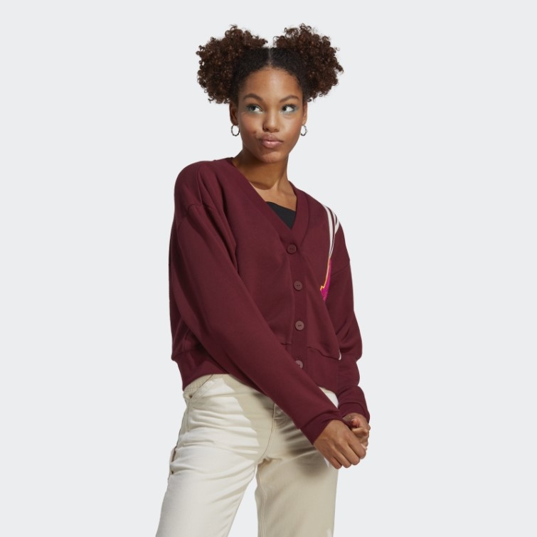 Adidas Cardigan Universitaire Rouge