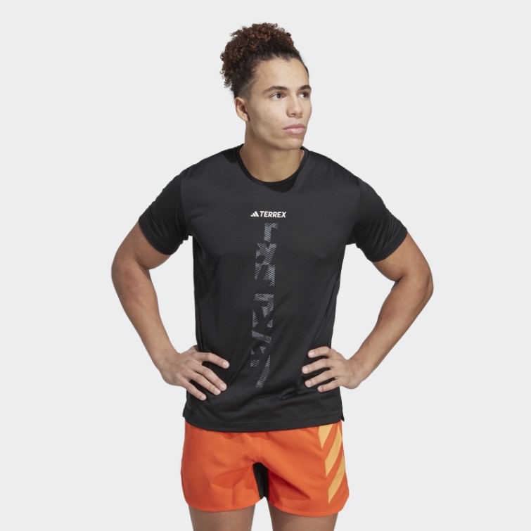 T-shirt Terrex Agravic Trail Running Noir Adidas
