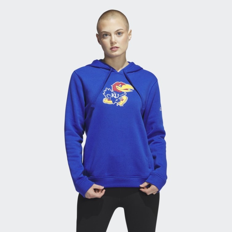 Sweat à Capuche Polaire Adidas Bleu Roi