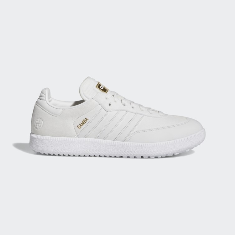 Adidas Chaussures De Golf Sans Crampons édition Spéciale Samba Blanc