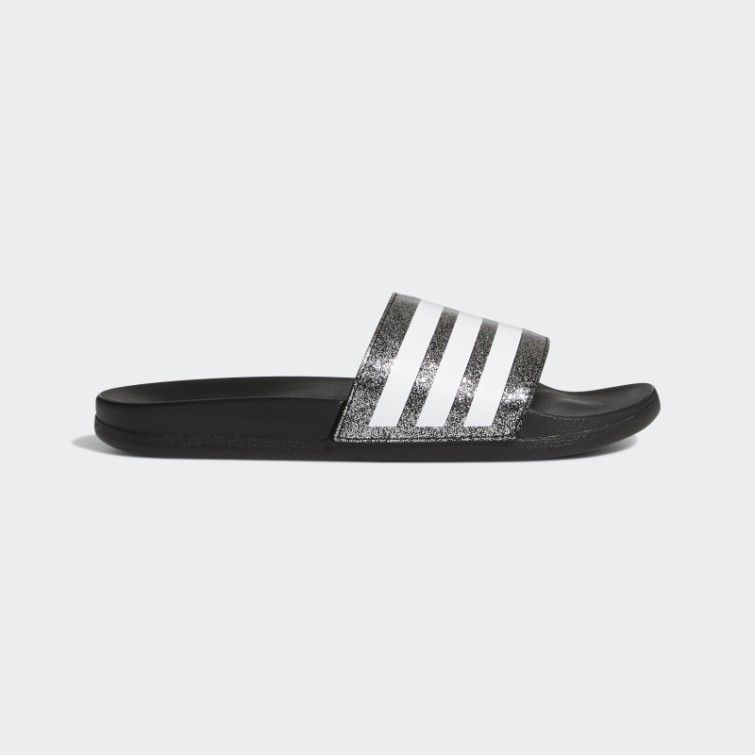 Adidas Adilette Claquettes Confort Noir/blanc