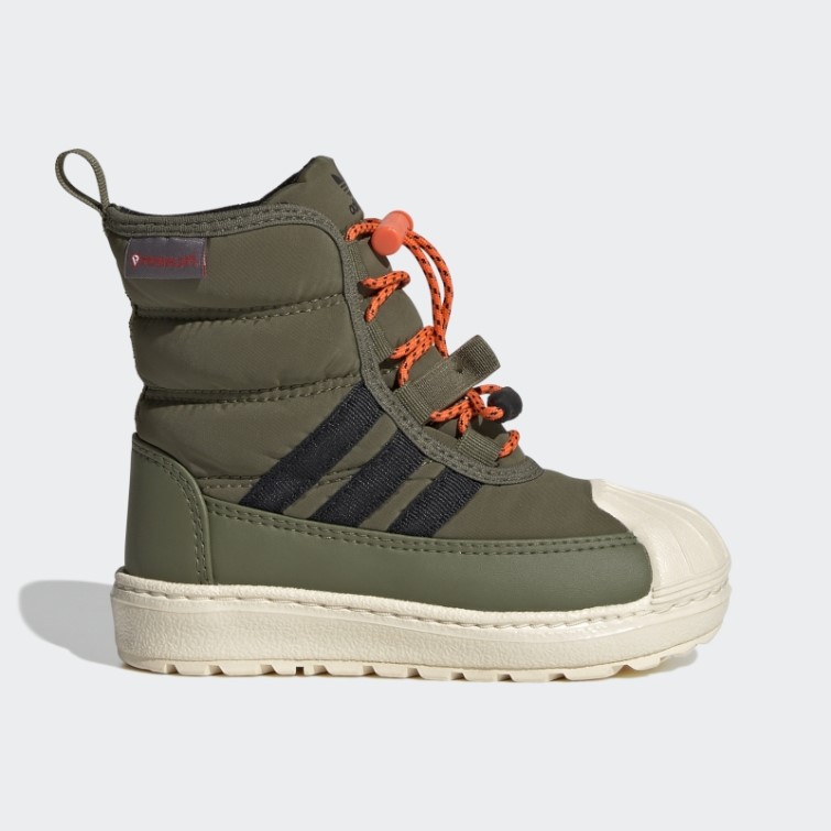 Olive/noir/orange
