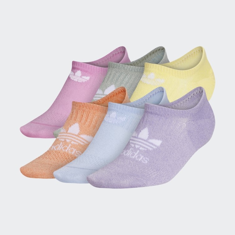 Adidas Lilas Classic Superlite Super-no-show Chaussettes 6 Paires