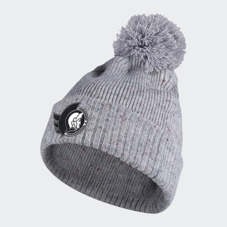 Adidas Bonnet à Pompon Moucheté Des Sénateurs Gris Adidas