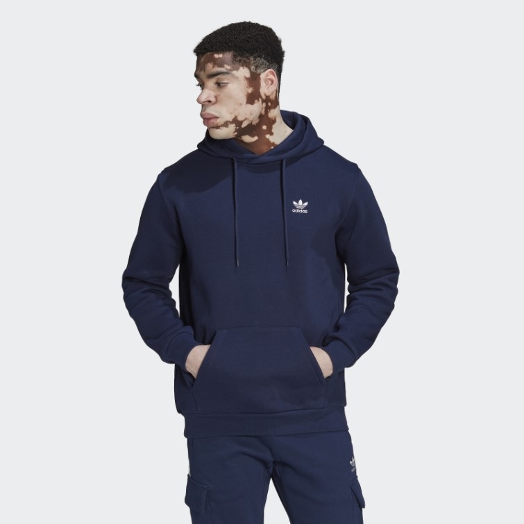 Adicolor Essentials Sweat à Capuche Trèfle Night Indigo Adidas