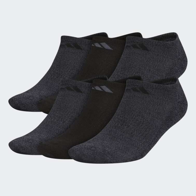 Adidas Chaussettes Invisibles Athlétiques 6 Paires Noir