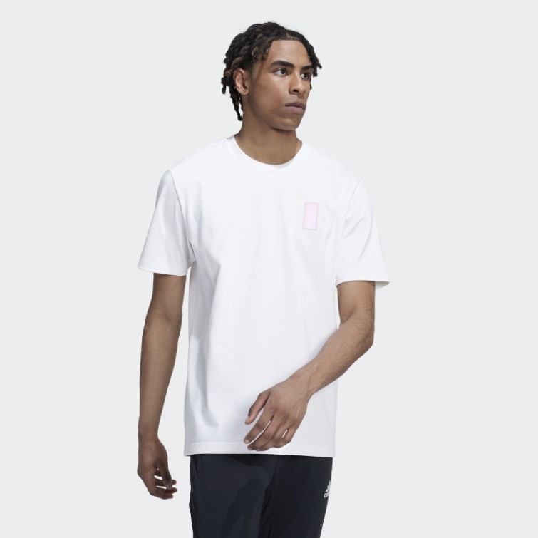 T-shirt Adidas Belgium Lifestyle En Coton épais Blanc