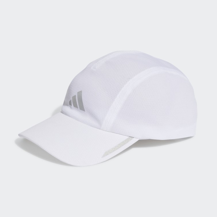 Adidas Running Aeroready Casquette Mesh à Quatre Panneaux Blanc