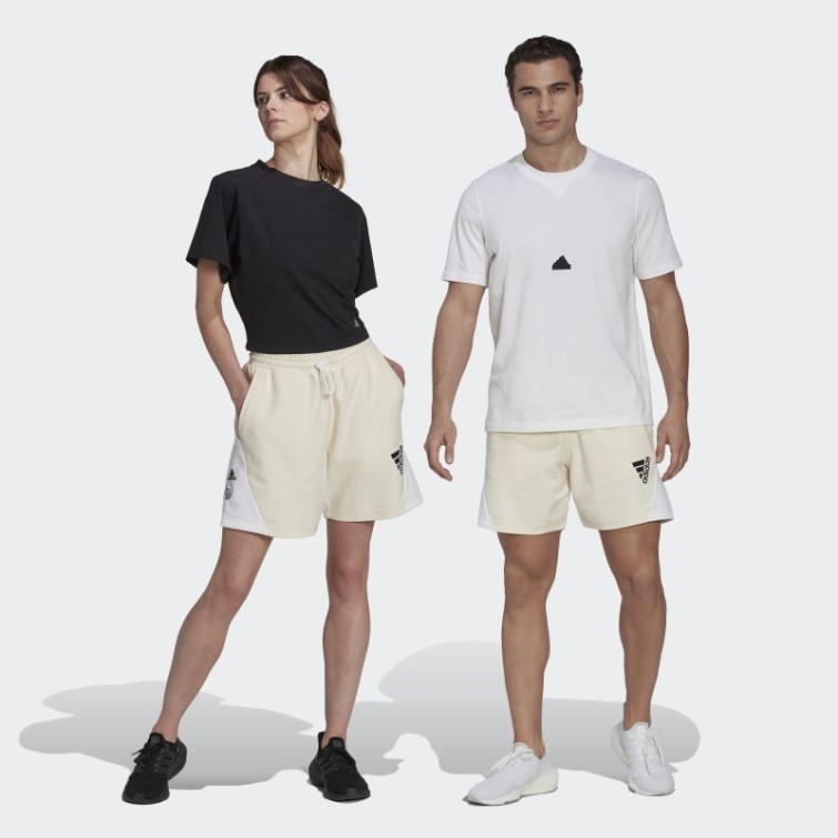 Adidas Short En Molleton Inversé (non Genré) Non Teint
