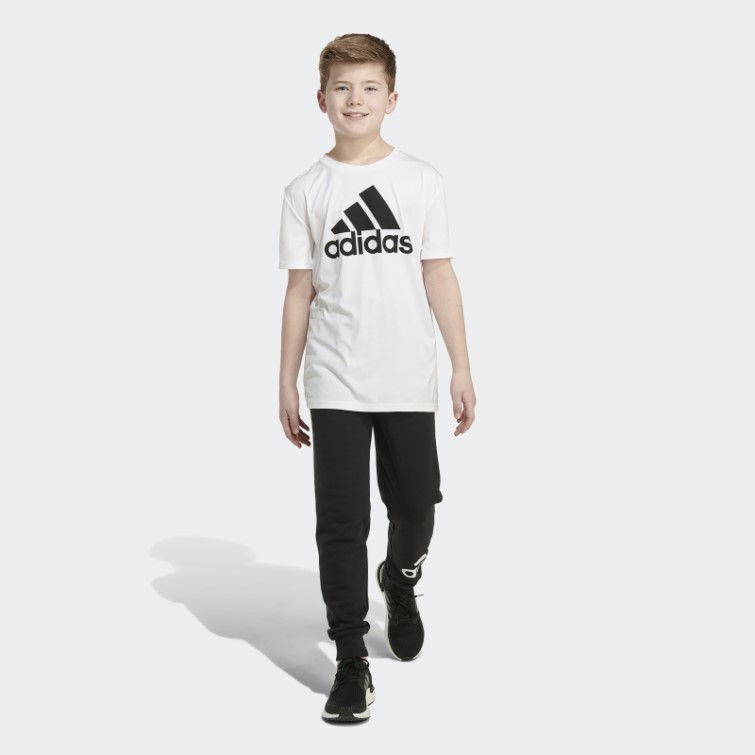 Pantalon De Jogging Essentiel En Coton Noir Adidas