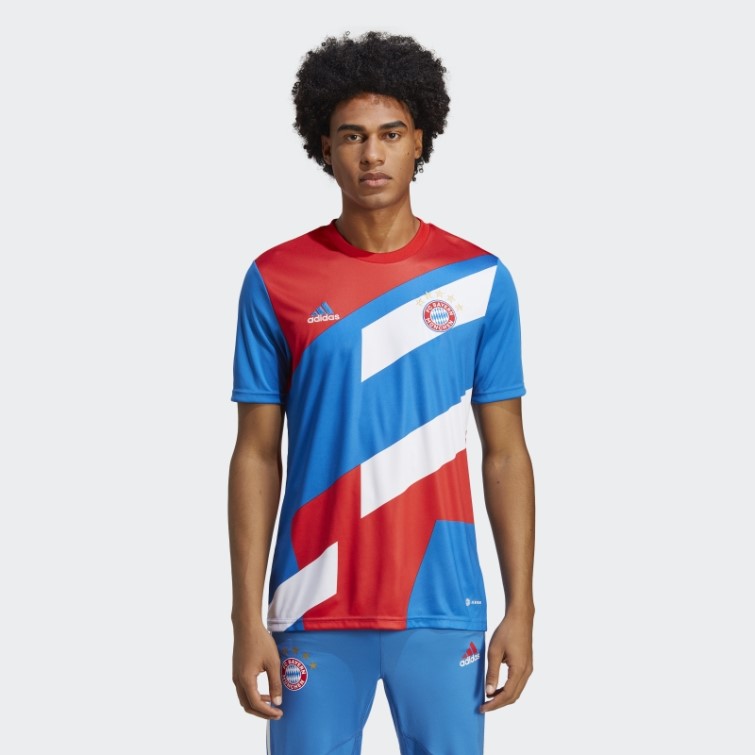Maillot Pré-match Fc Bayern Adidas Rouge