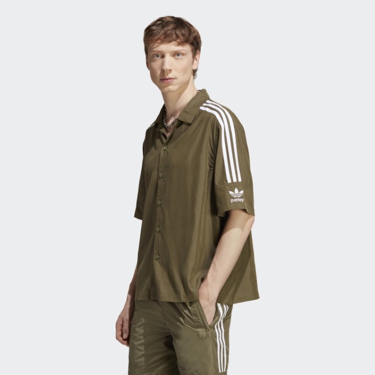 Chemise Adidas Adicolor Parley Olive