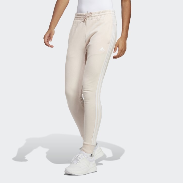 Pantalon à Revers En Molleton à 3 Bandes Adidas Essentials Quartz