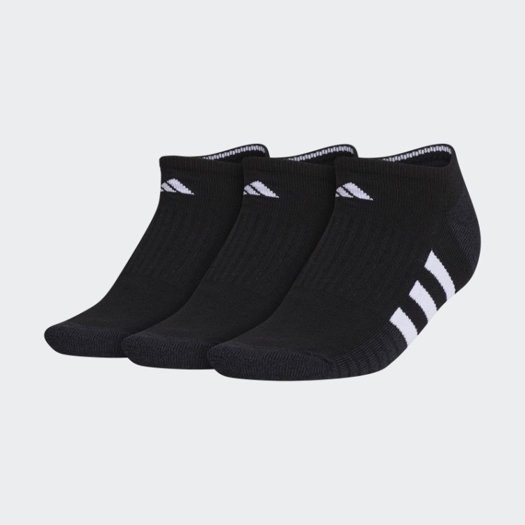 3 Paires De Chaussettes Invisibles Matelassées Noires Adidas
