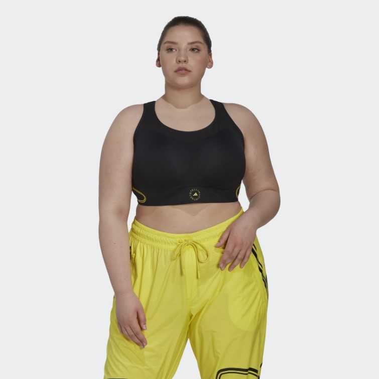 Adidas By Stella Mccartney Truepace Soutien-gorge De Sport à Maintien élevé Noir - Grande Taille