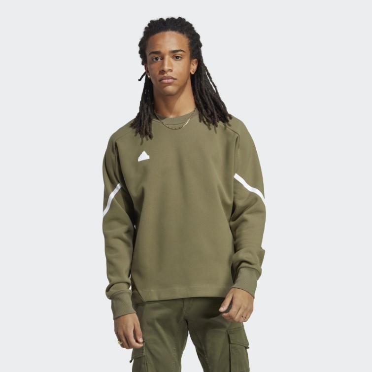 Adidas Olive Conçu Pour Le Sweat Premium Gameday