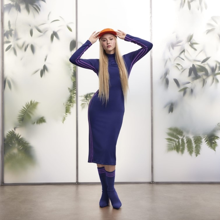 Robe En Spandex Indigo Adidas