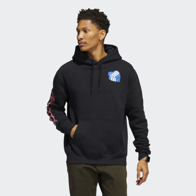 Adidas Sweat à Capuche Og Heart Box Noir