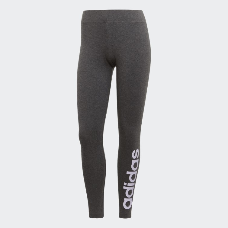 Adidas Leggings Linear Essentials Gris Foncé Chiné
