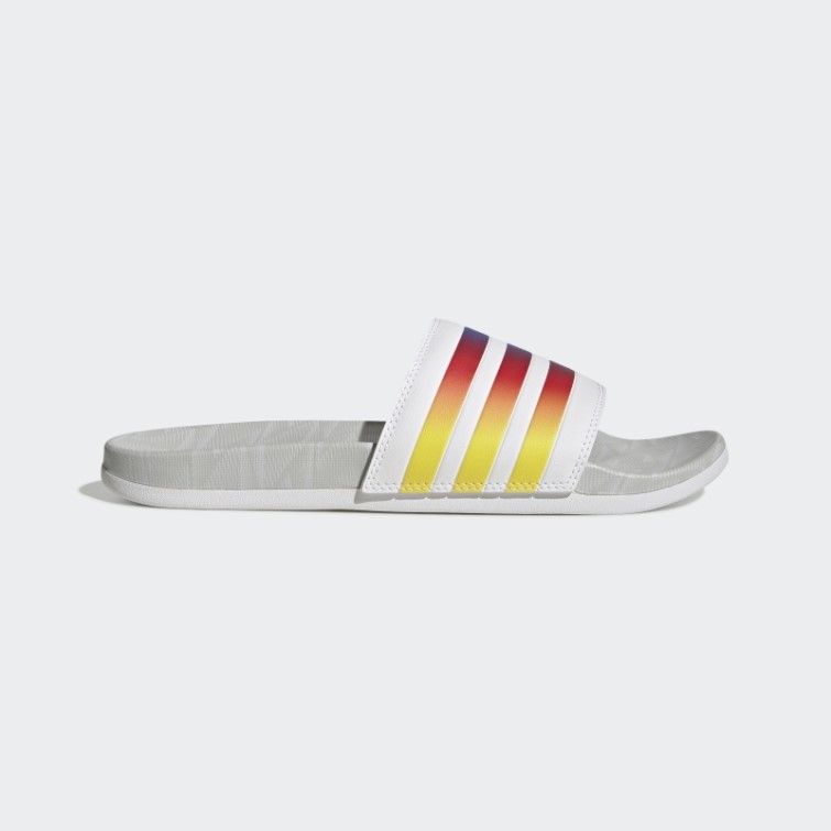 Adidas Adilette Comfort Slides Lueur Bleu