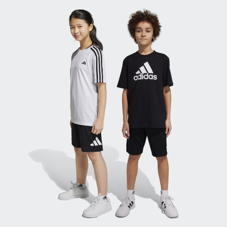 Adidas Short Train Essentials Aeroready Logo Regular-fit Noir