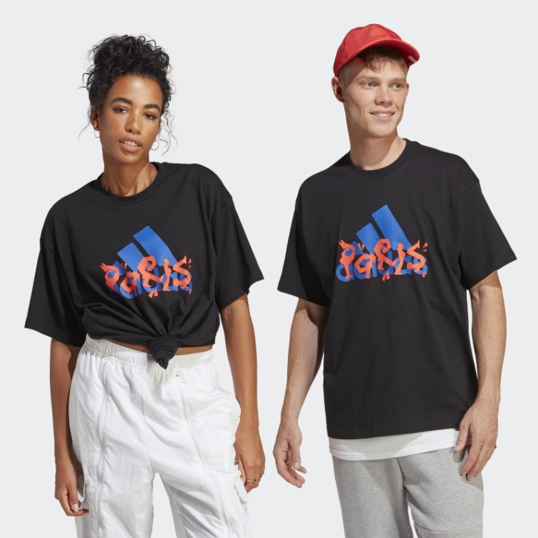Adidas T-shirt Graphique Noir