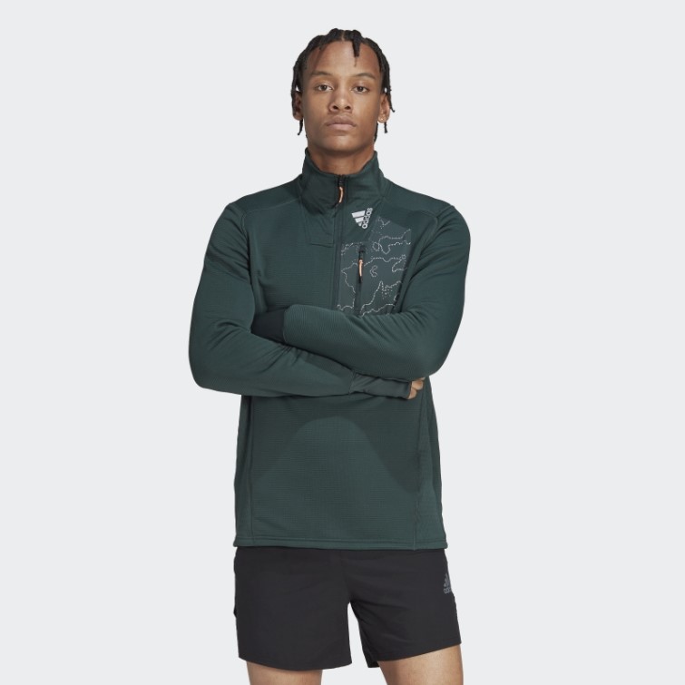 Sweat Adidas X-city 1/4 Zip Cold.rdy Vert