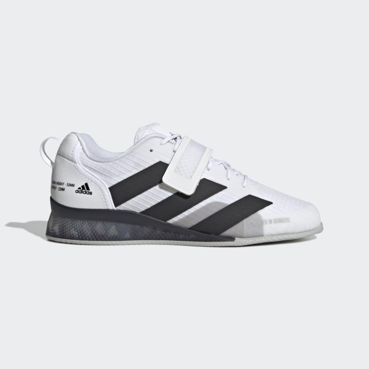 Chaussures D'haltérophilie Adipower 3 Adidas Blanc