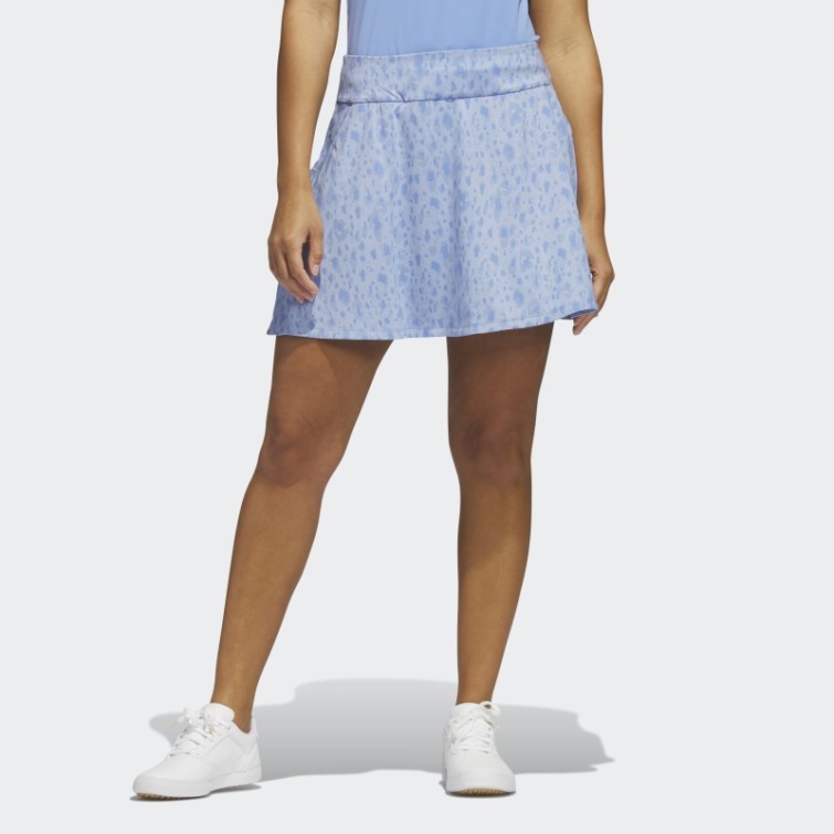 Adidas Jupe De Golf Bleue Imprimée 16 Pouces