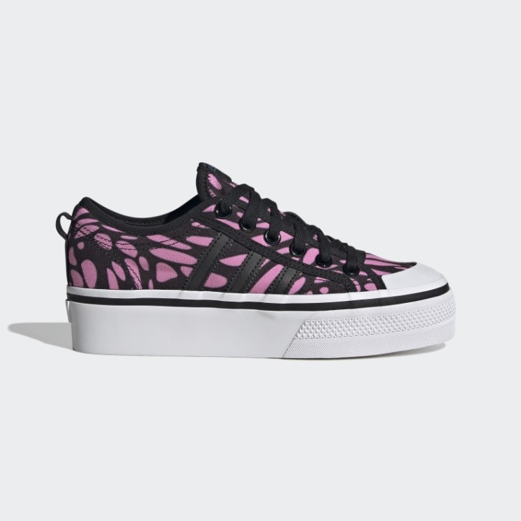 Adidas Nizza Plate-forme Chaussures Noir