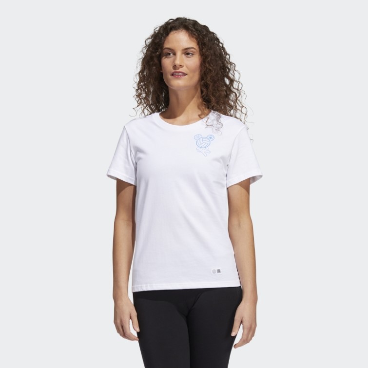 T-shirt Sport Adidas Disney Blanc