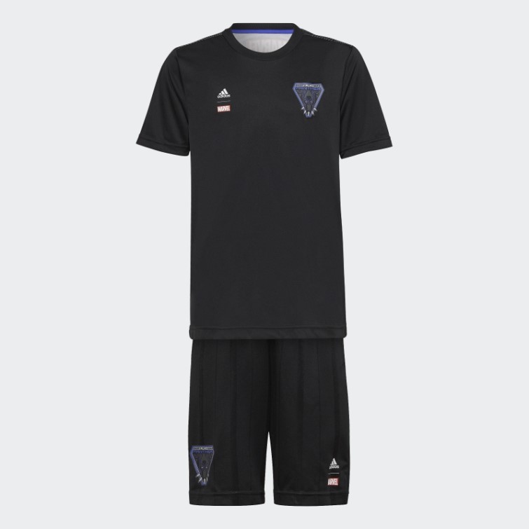 Ensemble D'été Adidas X Marvel Black Panther Noir