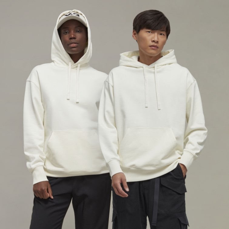 Adidas Y-3 Sweat à Capuche En Coton Bio Mode