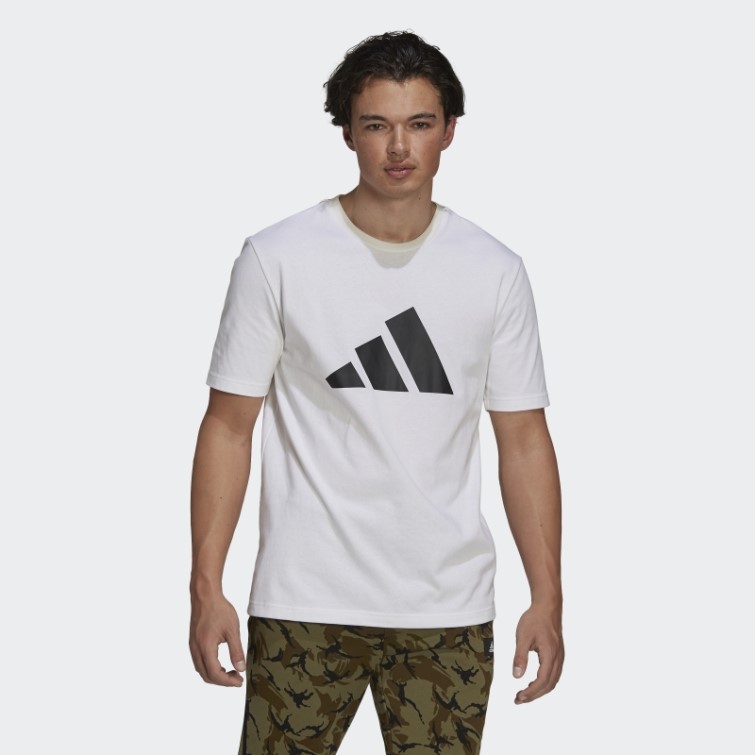 Adidas Sportswear Future Icons Logo Graphique T-shirt Blanc Chaud