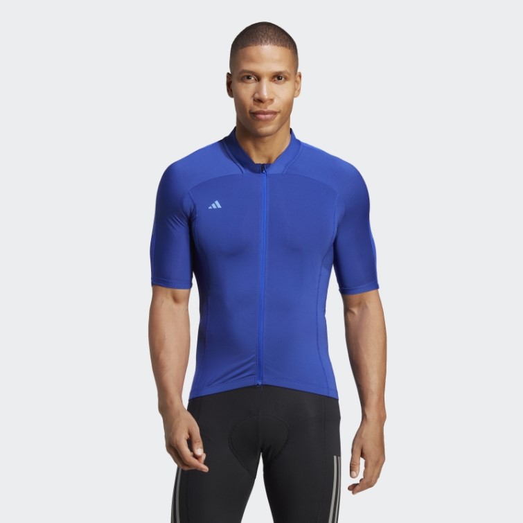 Le Maillot Cycliste Bleu Adidas