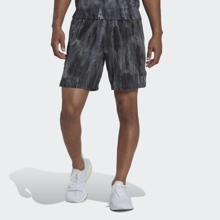 Adidas Short D'entrainement Spray Dye Noir