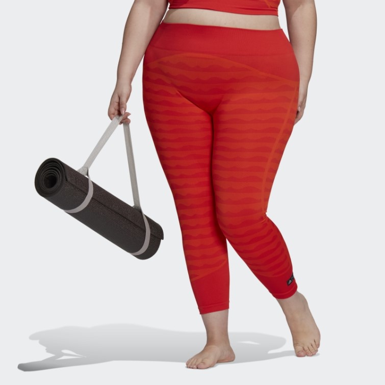 Adidas Marimekko Aeroknit 7/8 Legging (grande Taille) Orange