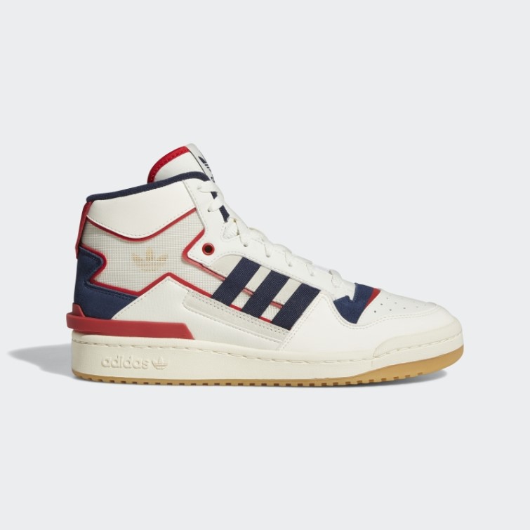 Adidas Forum Exhibition Mid Chaussures Bleu Marine