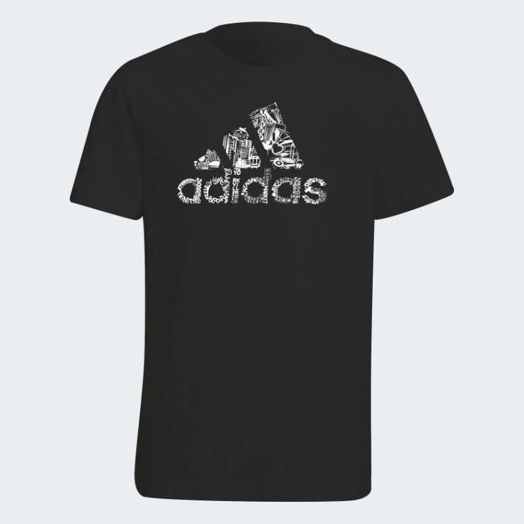 Badge Of Sport Tee Shirt Enfant Noir Adidas
