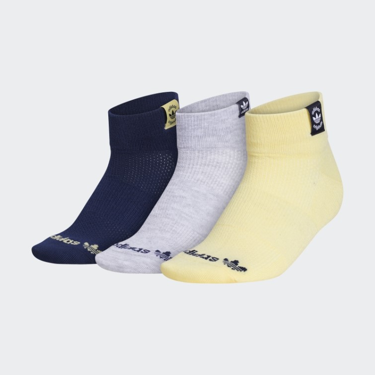 Chaussettes Basses Adidas Union Jaunes 3 Paires