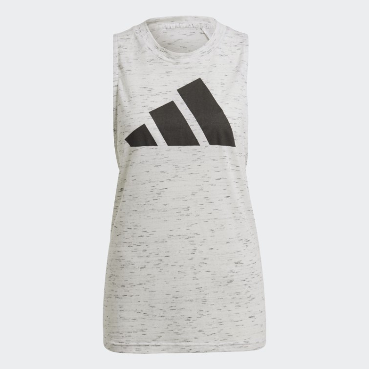 Adidas Sportswear Winners 2.0 Débardeur Blanc Melange Chaud