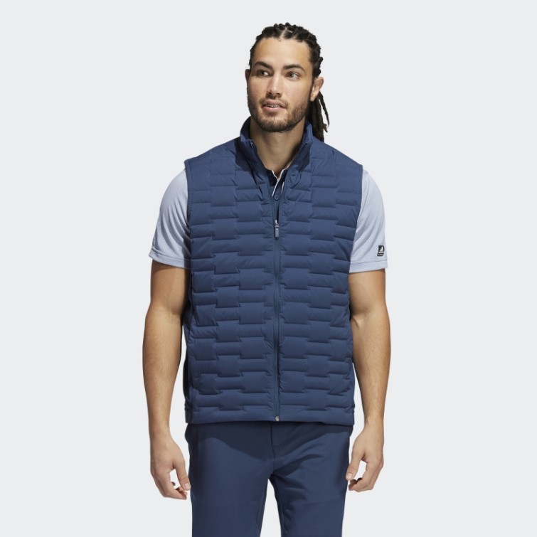 Gilet Matelassé Zip Intégral Frostguard Bleu Marine Adidas