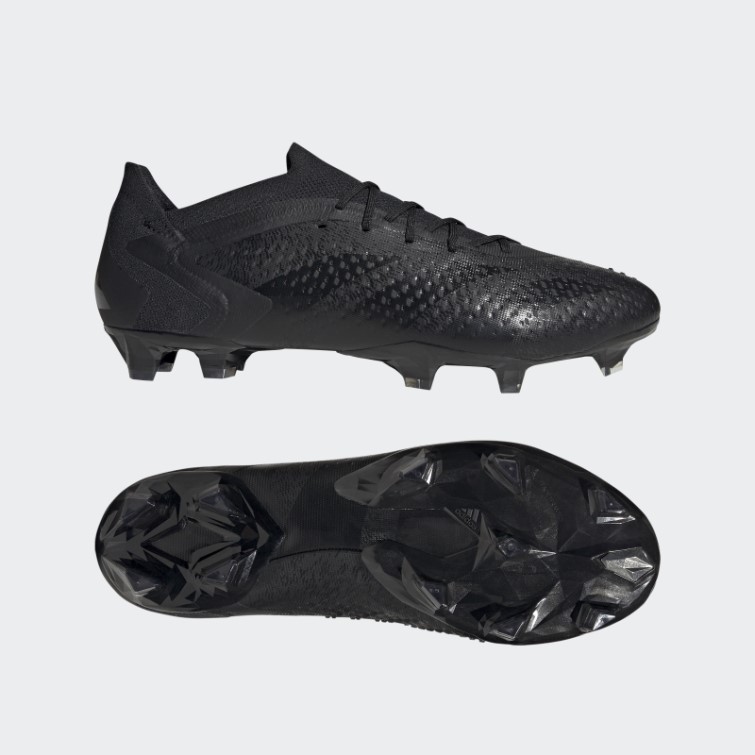Chaussure Adidas Predator Precision.1 Noire Pour Sol Ferme