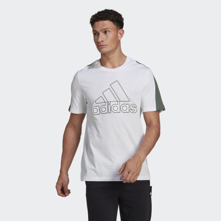 Adidas Future Icons Brodé écusson De Sport T-shirt Blanc