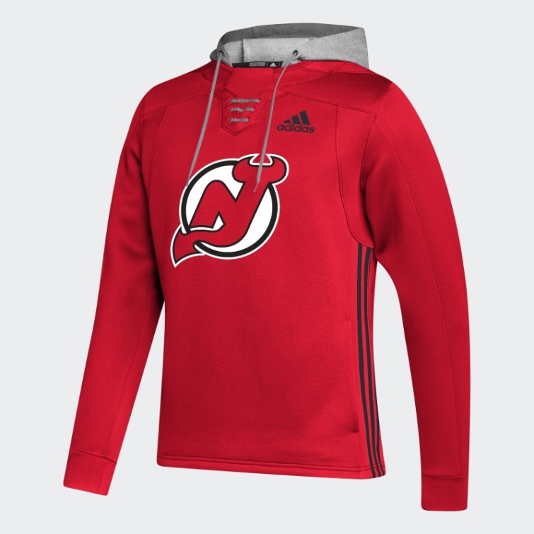 Devils Skate Lace Sweat à Capuche Adidas Rouge
